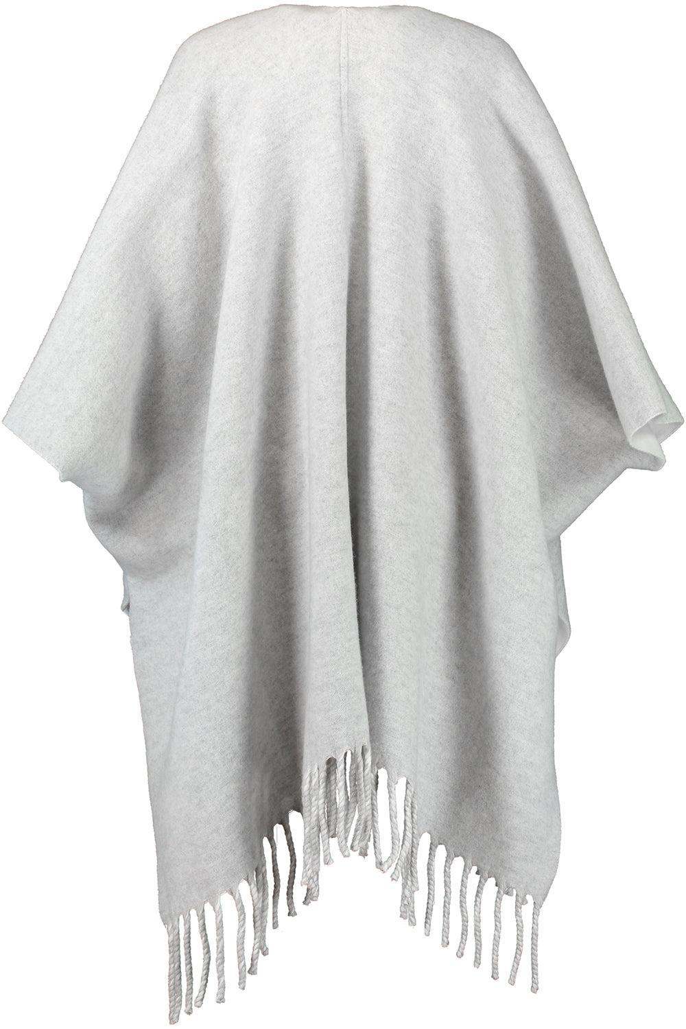 Reversible Double Knit Poncho-PEARLPAN-O/S-CLOTHINGTOPPONCHO-BRUNELLO CUCINELLI