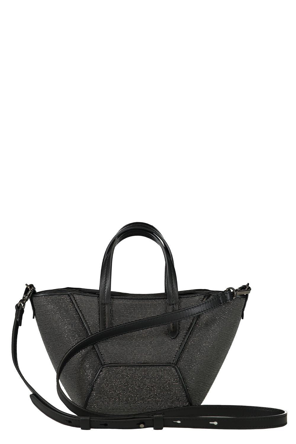 Mini BC Duo Bag - Ultra Black Precious-ULTRABLK-O/S-HANDBAGTOTES-BRUNELLO CUCINELLI