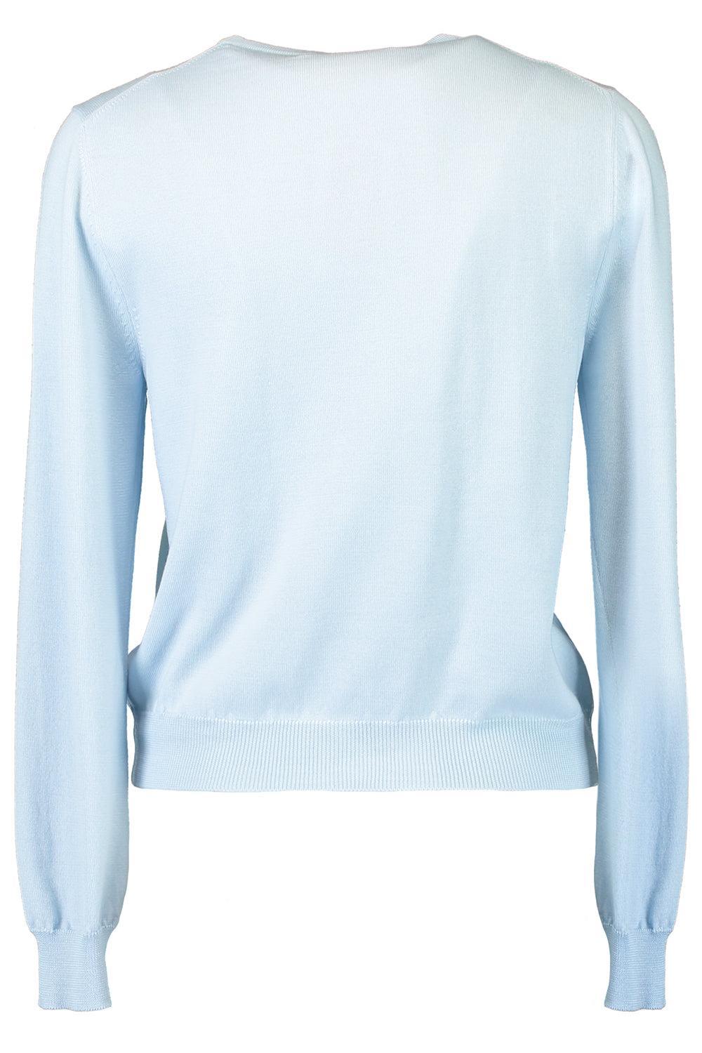 Tonal Peony Embroidered Cardigan-ICY BLUE-S-CLOTHINGTOPCARDIGAN-OSCAR DE LA RENTA