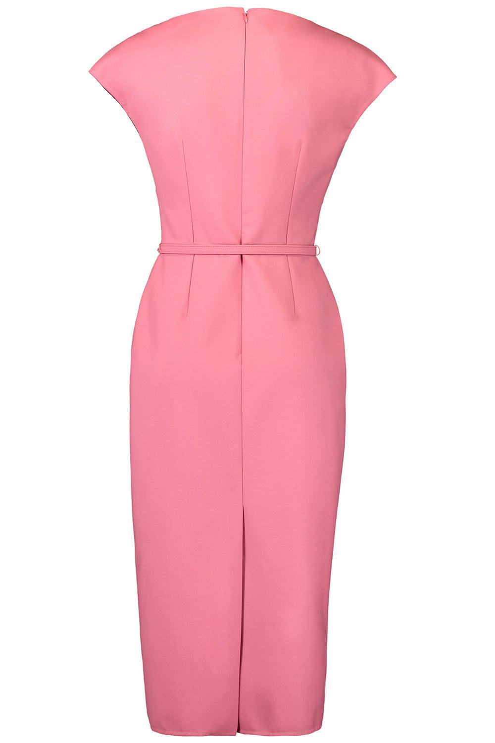 Floral Embroidered Cocktail Dress-CHRSNTHM-4-CLOTHINGDRESSCOCKTAIL-OSCAR DE LA RENTA