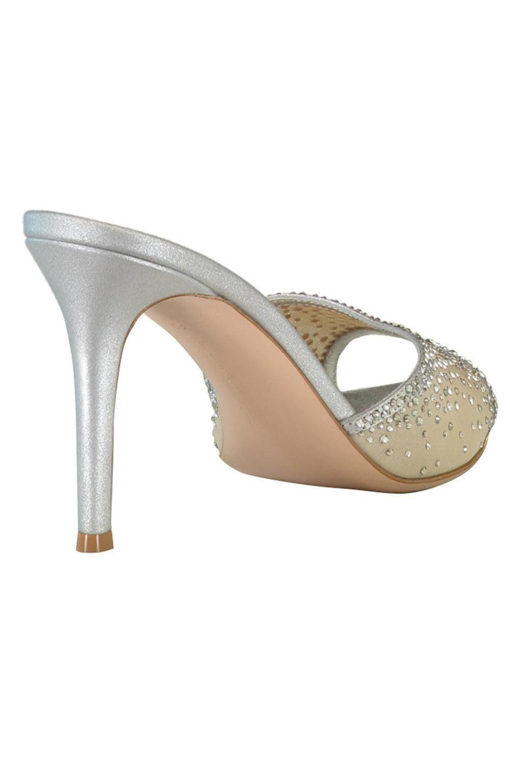 Rania Mule-SLV/NUDE-36-SHOESANDAL-GIANVITO ROSSI