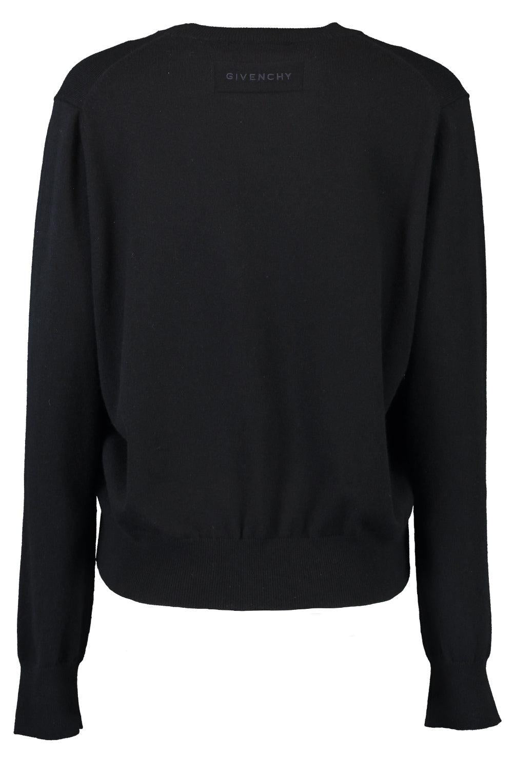 Mouline Crewneck Sweater-BLACK-XS-CLOTHINGTOPKNITS-GIVENCHY