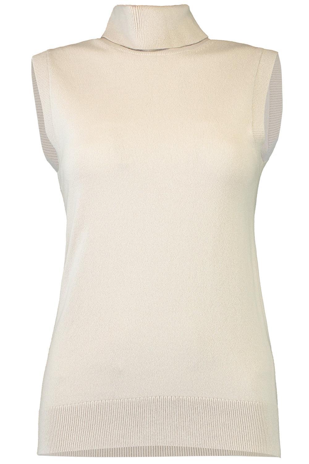 Sleeveless Turtleneck