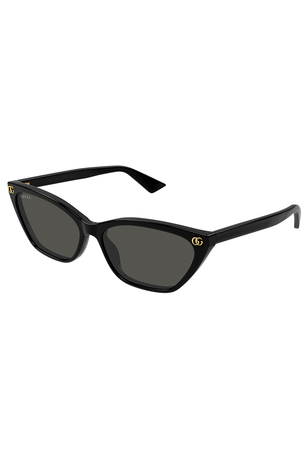Gucci Black Cat Eye Slim Sunglasses Cat-eye frame sunglasses in black | GUCCI® US main image 3