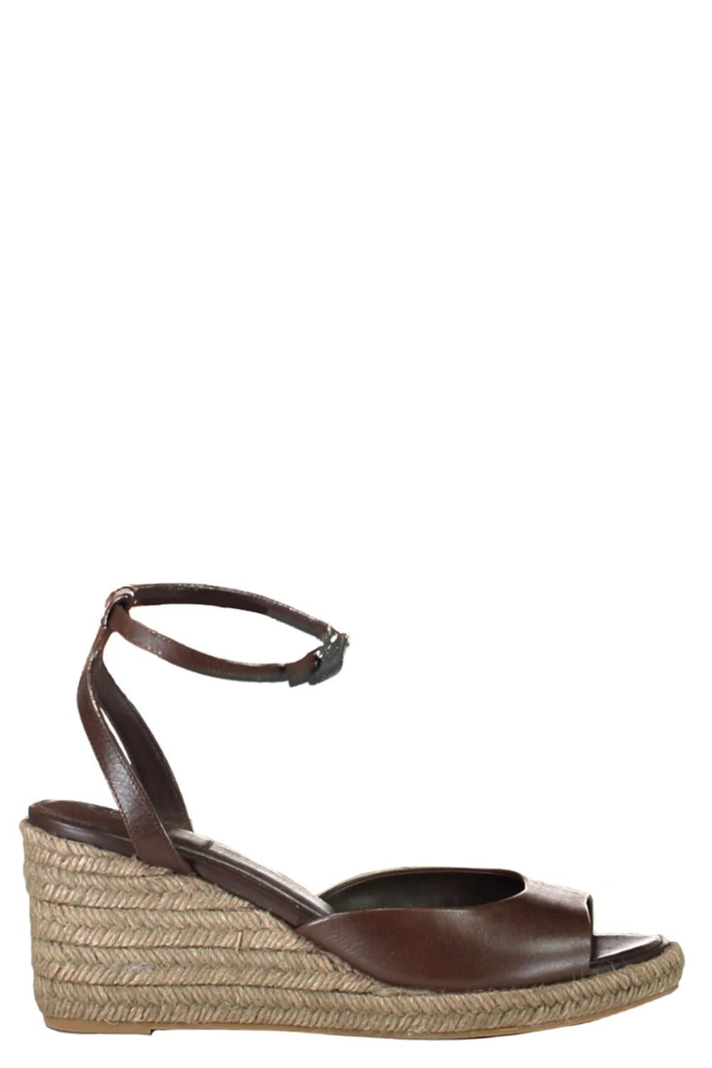 Wedge Heel Sandal-CHOCOBTR-36-SHOESANDAL-BRUNELLO CUCINELLI