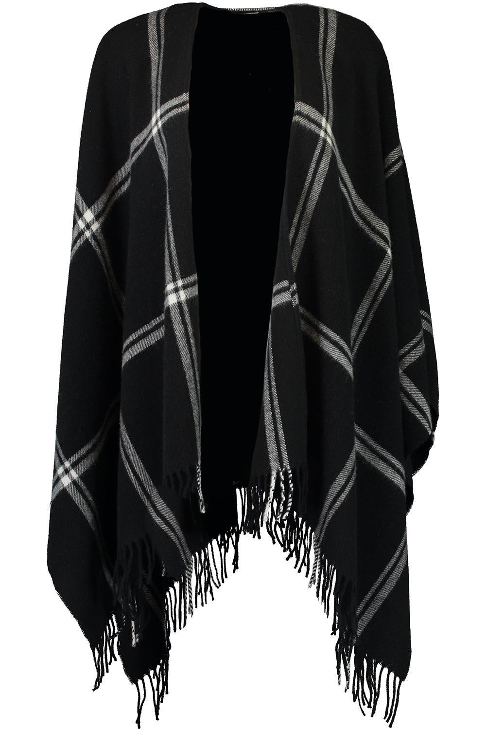 Garda Cloak-BLACK-O/S-CLOTHINGTOPPONCHO-MAX MARA