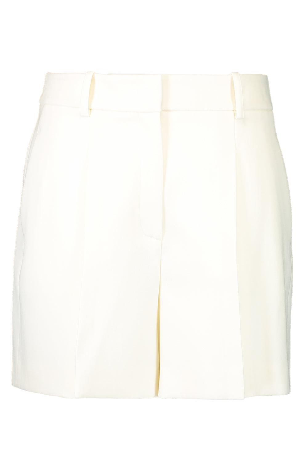 Pleated Cuffed Short-IVORY-2-CLOTHINGPANTSHORT-MICHAEL KORS COLLECTION