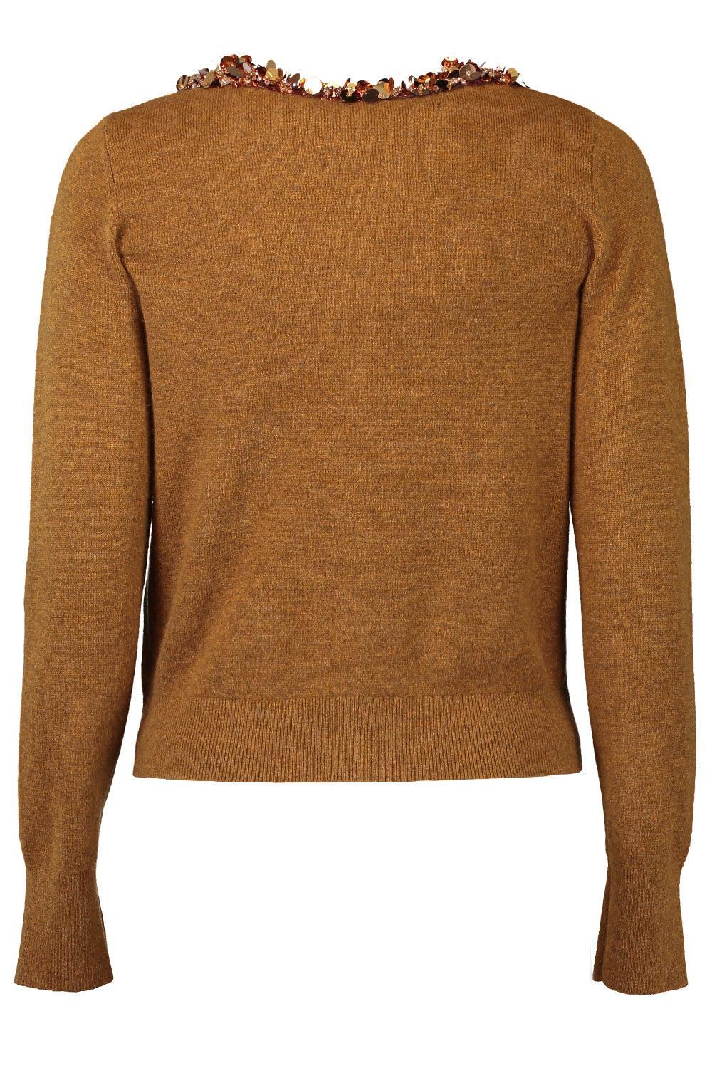 Margaux Cardigan-UMBER-P-CLOTHINGTOPCARDIGAN-ULLA JOHNSON