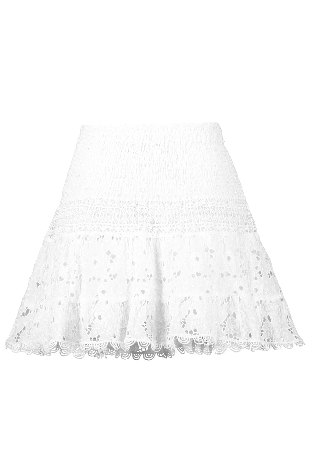 Alento Skirt - White-WHITE-XS-CLOTHINGSKIRTMINI-TEMPTATION POSITANO