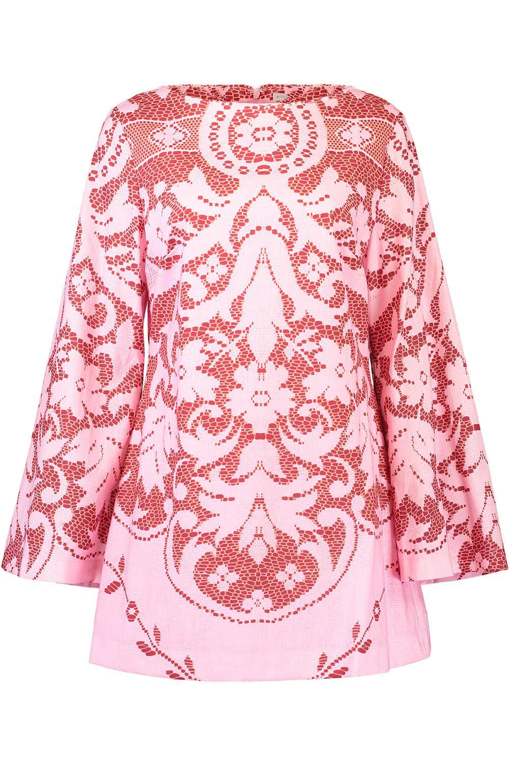 Maggie Dress-MAGENTA-2-CLOTHINGDRESSCASUAL-ASTON STUDIO