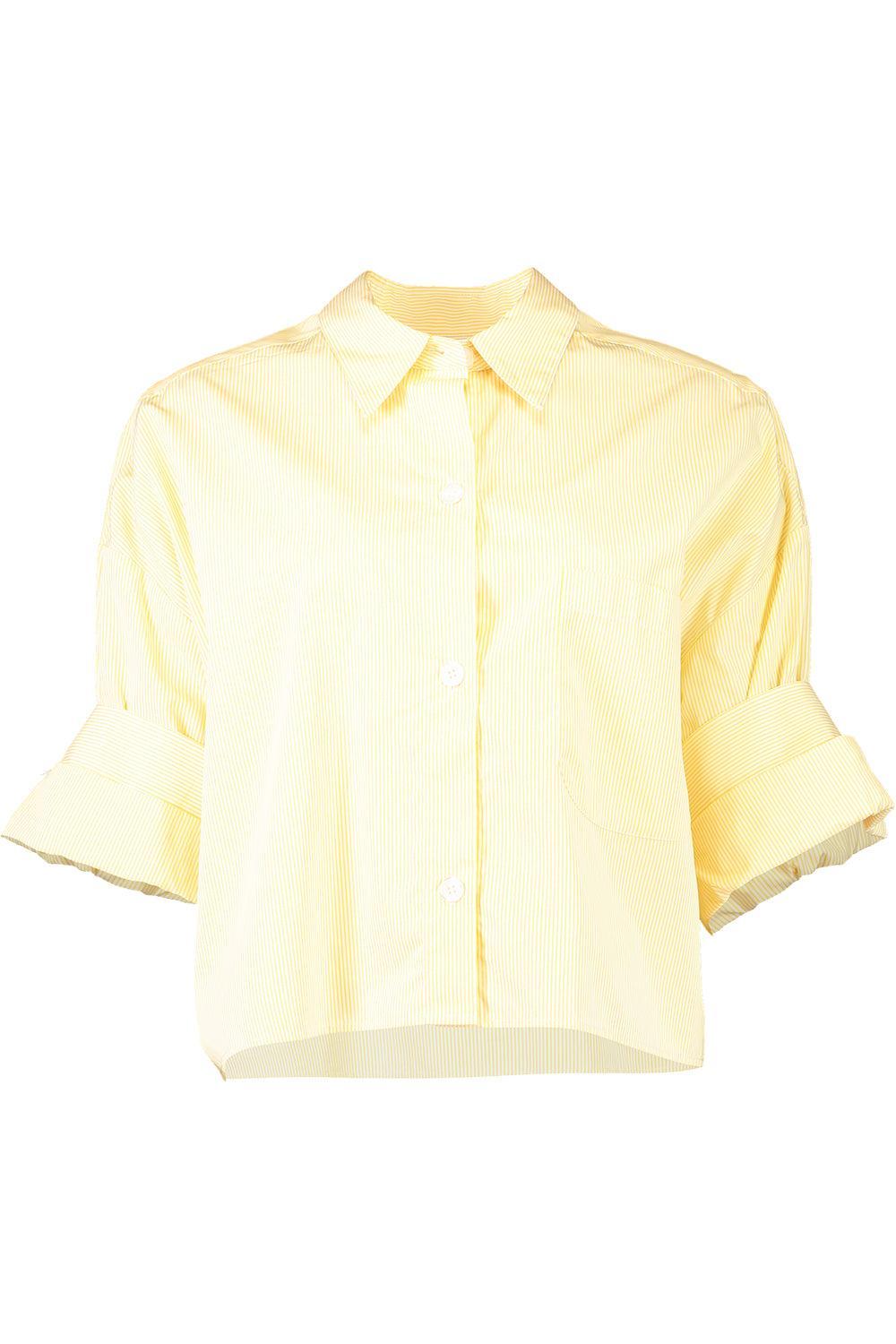 Next Ex Shirt - Ivory Yellow-IVOR/YEL-M/L-CLOTHINGTOPBLOUSE-TWP