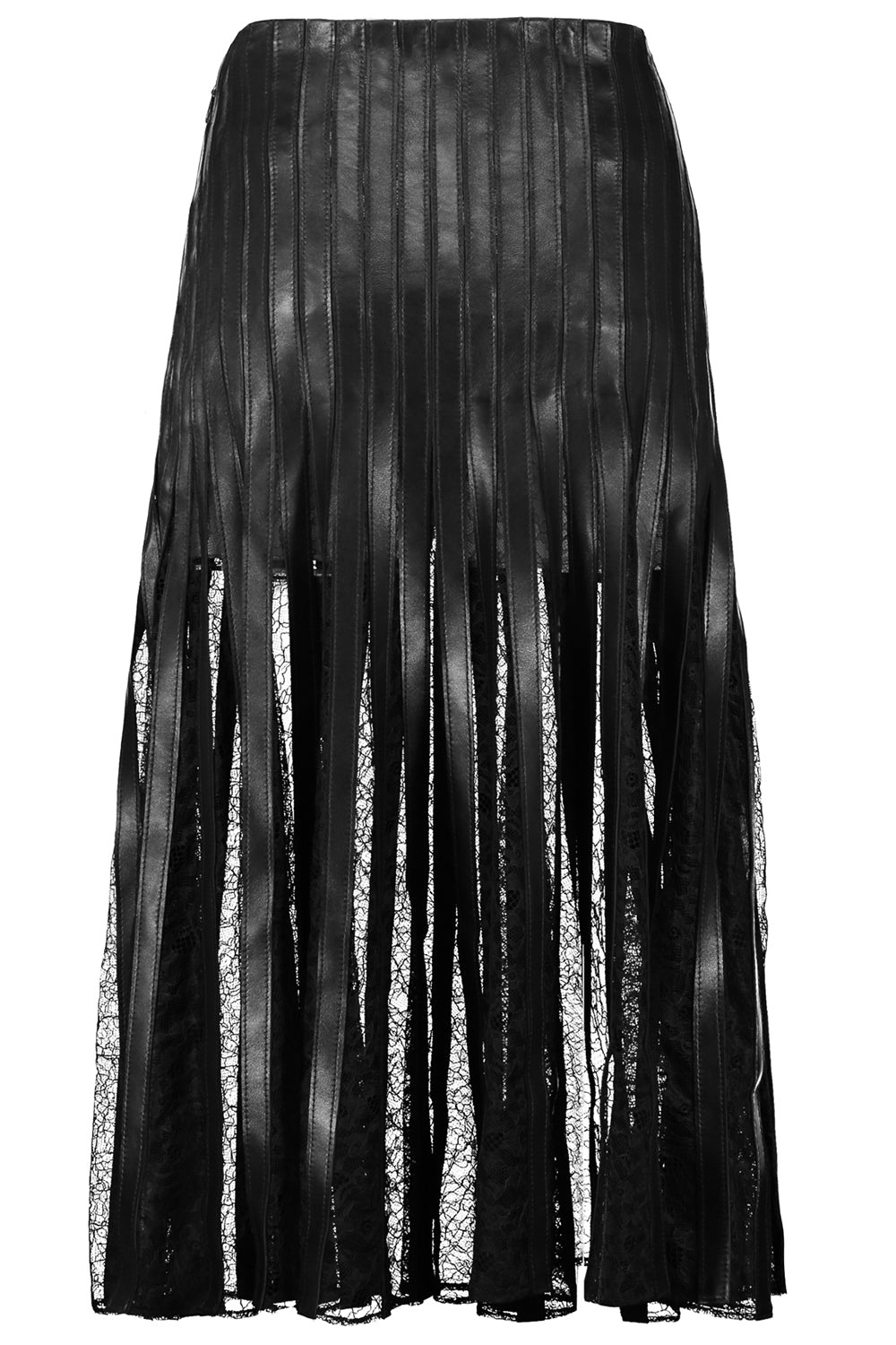 Alix Leather Skirt-BLACK-2-CLOTHINGSKIRTMIDI-BRANDON MAXWELL