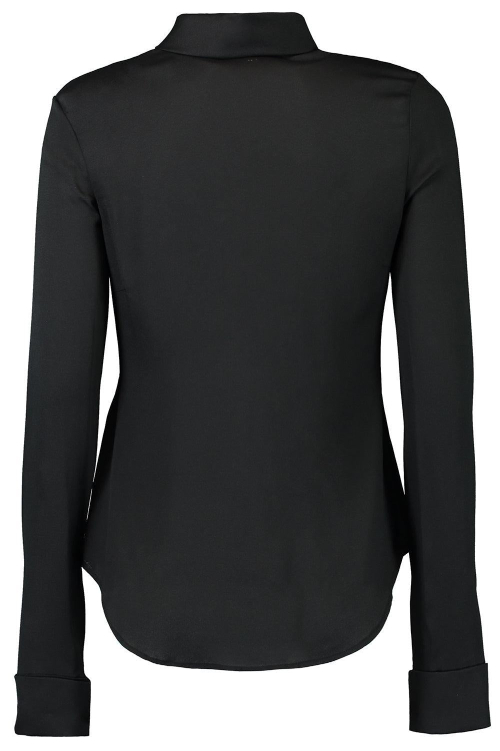 Long Sleeve Mochneck Top-BLACK-40-CLOTHINGTOPKNITS-GIAMBATTISTA VALLI