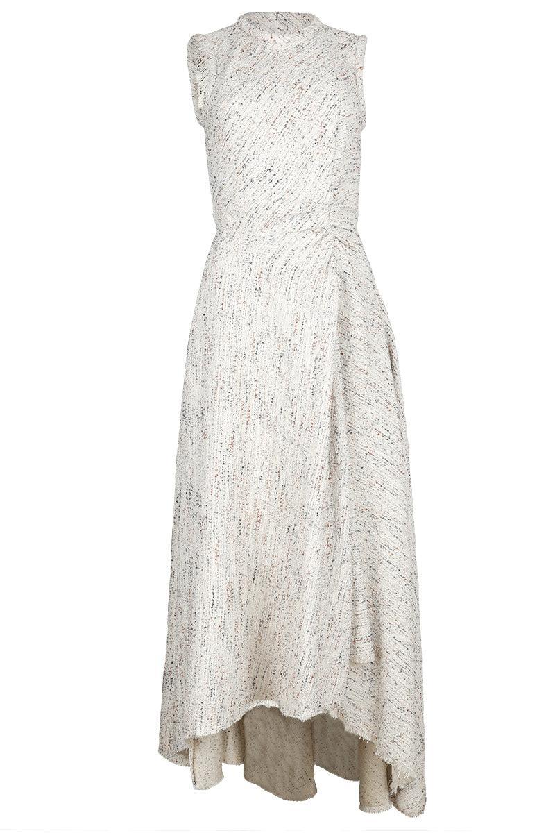 Boulce Midi Dress-IVORBEIG-40-CLOTHINGDRESSCASUAL-GIAMBATTISTA VALLI