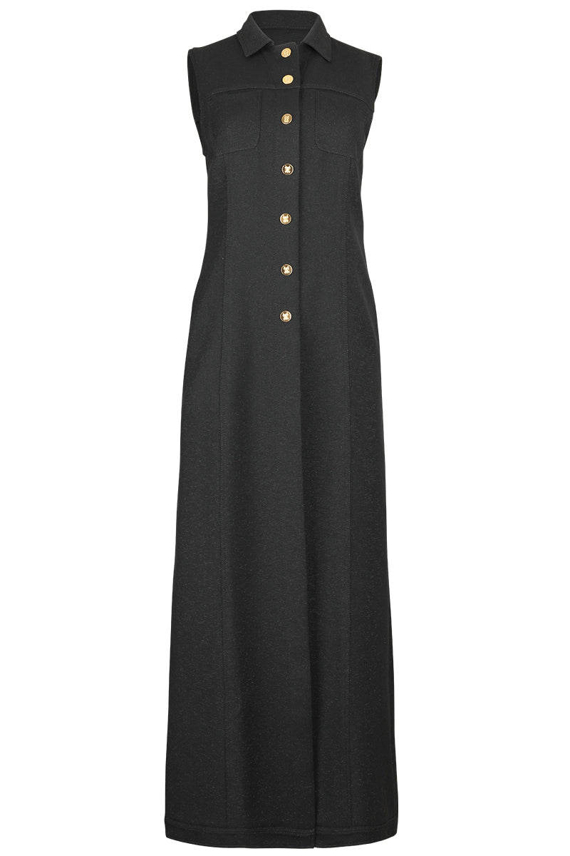 Jersey Gilet-BLACK-40-CLOTHINGTOPKNITS-GIAMBATTISTA VALLI