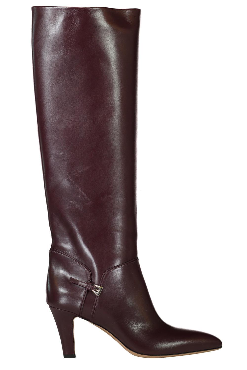 Elsa Mini Buckle Boot 75-PINOTNOI-37-SHOEBOOT-PARIS TEXAS