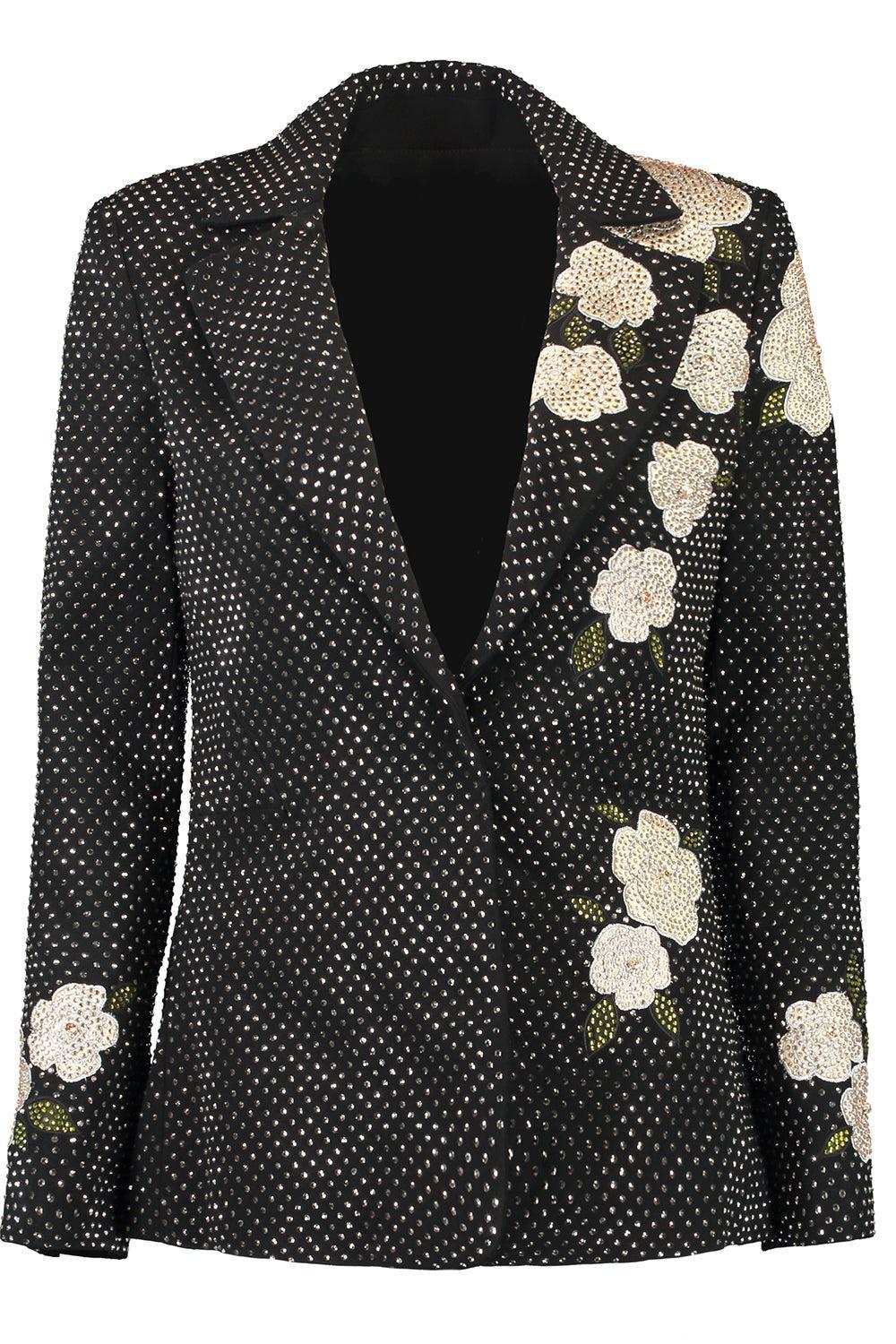 Macey Blazer-BK/HEMA-2-CLOTHINGJACKETBLAZERS-ALICE & OLIVIA