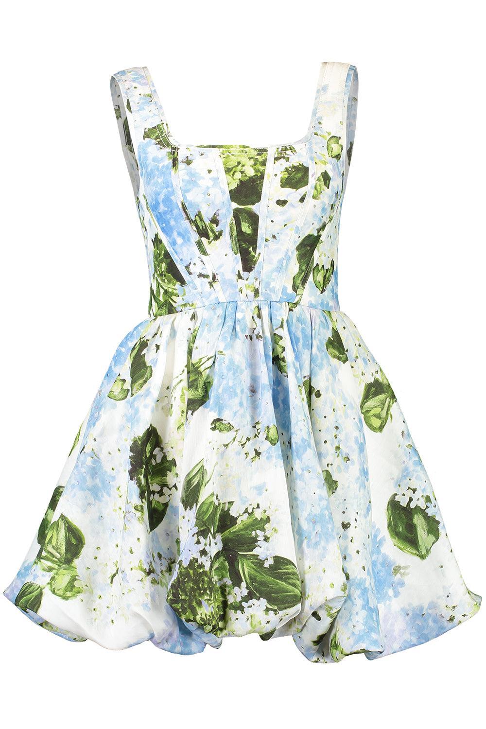 Suzette Mini Dress-BLUE HYDRANGE-0-CLOTHINGDRESSCASUAL-AJE