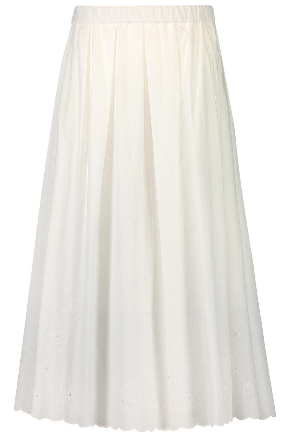 Full Midi Skirt-WHITE-2-CLOTHINGSKIRTMIDI-MAX MARA