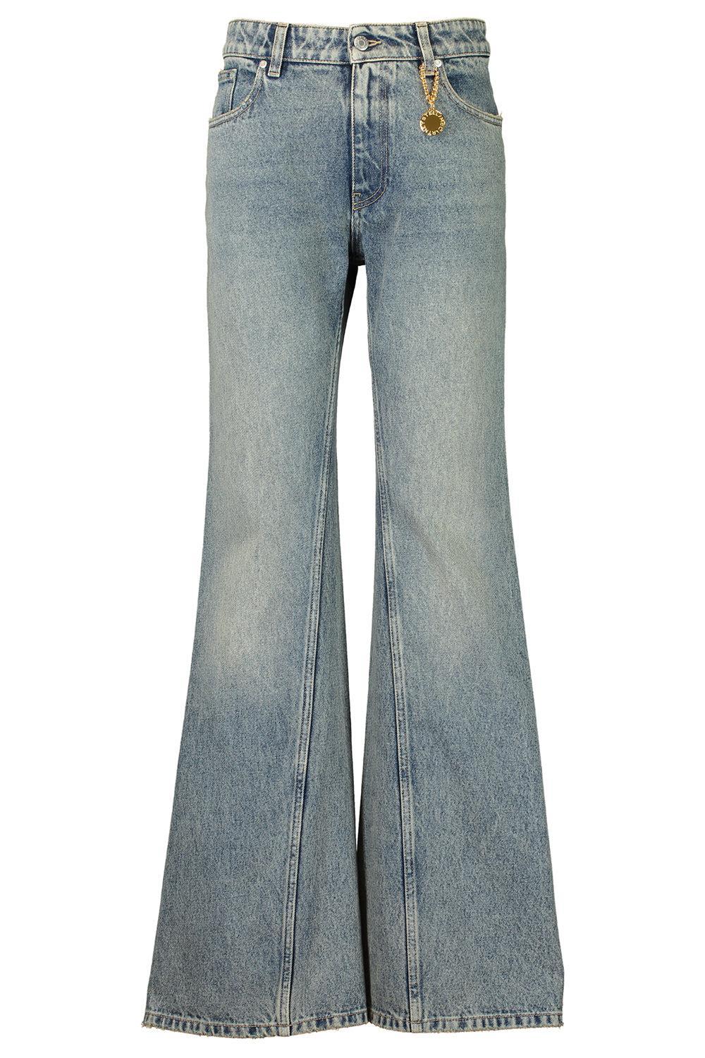 Bootcut Denim Pant-MID BLUE-26-CLOTHINGPANTDENIM-STELLA MCCARTNEY