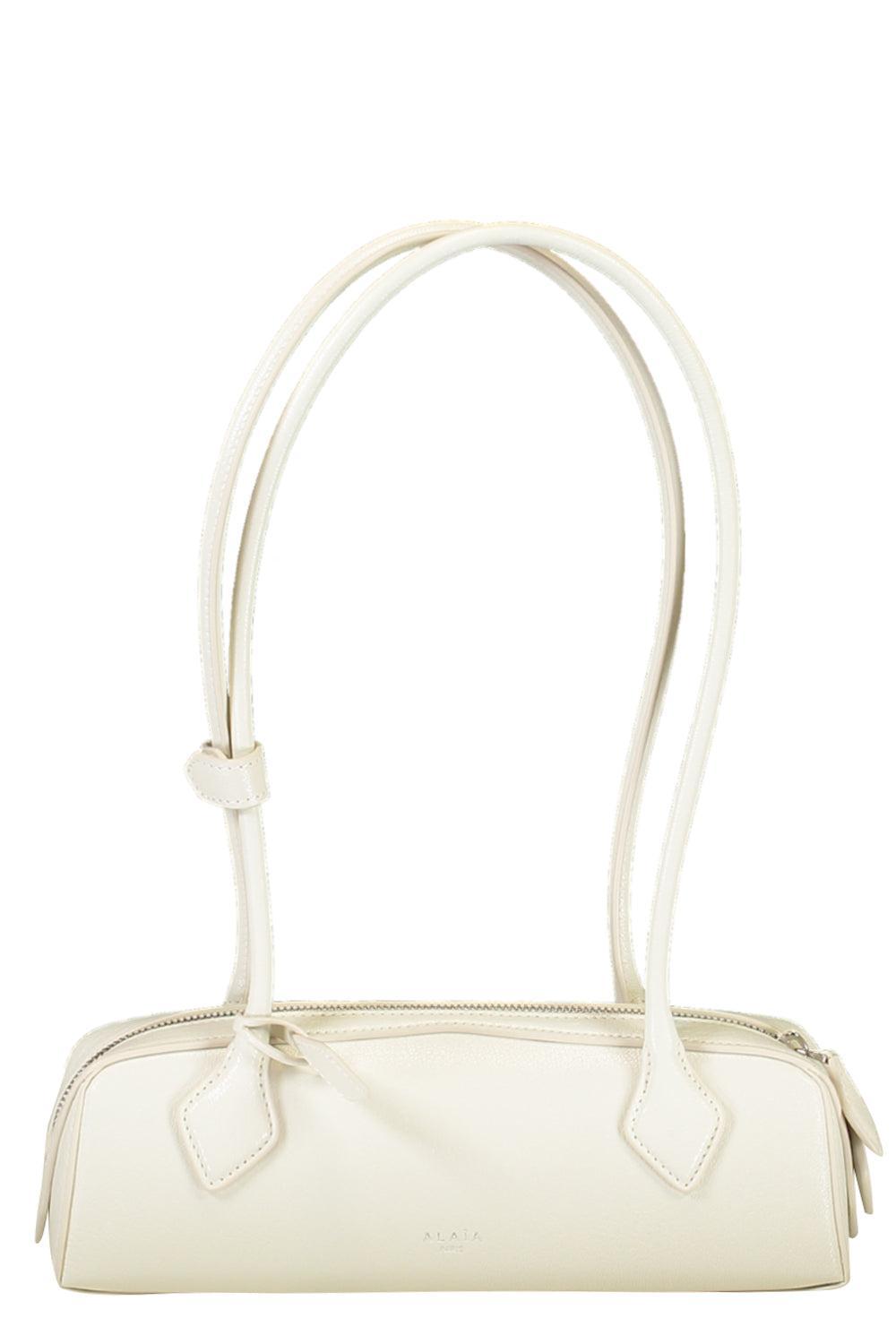 Small Le Teckel Bag - Ivory-IVOIRE-HANDBAGTOP HANDLE-ALAÏA