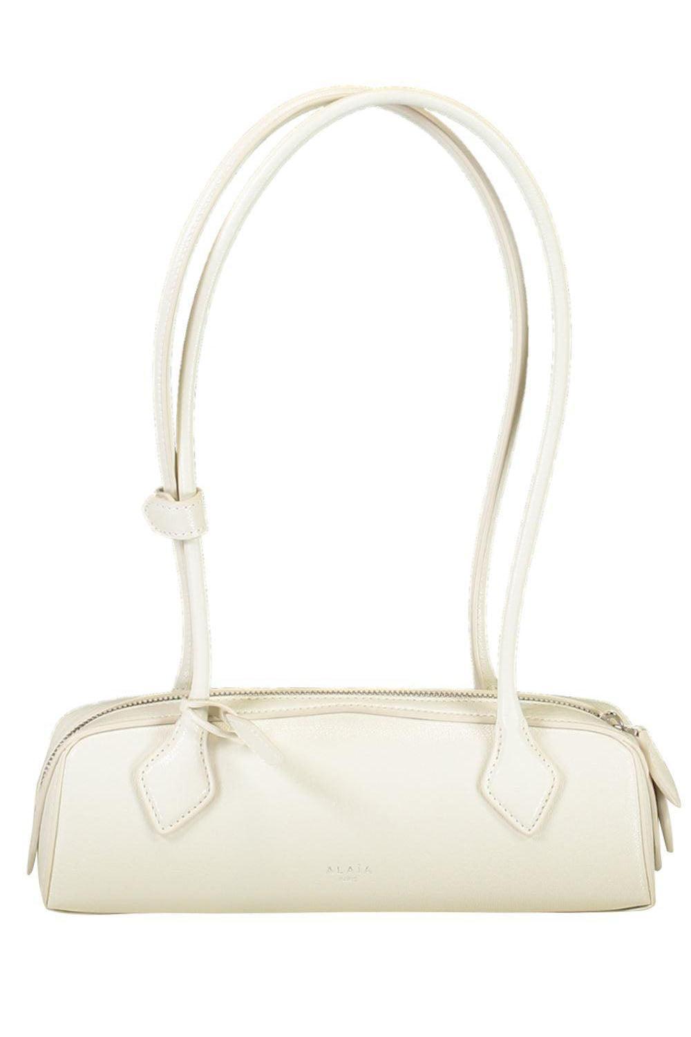 Small Le Teckel Bag - Ivory-IVOIRE-HANDBAGTOP HANDLE-ALAÏA