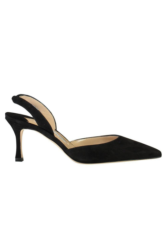 Carolyne Pump 70 - Black Suede-BLACK-35-SHOEPUMP-MANOLO BLAHNIK