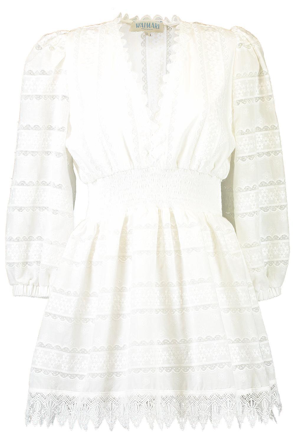Mara De Plata Dress-WHITE-XS-CLOTHINGDRESSCASUAL-WAIMARI