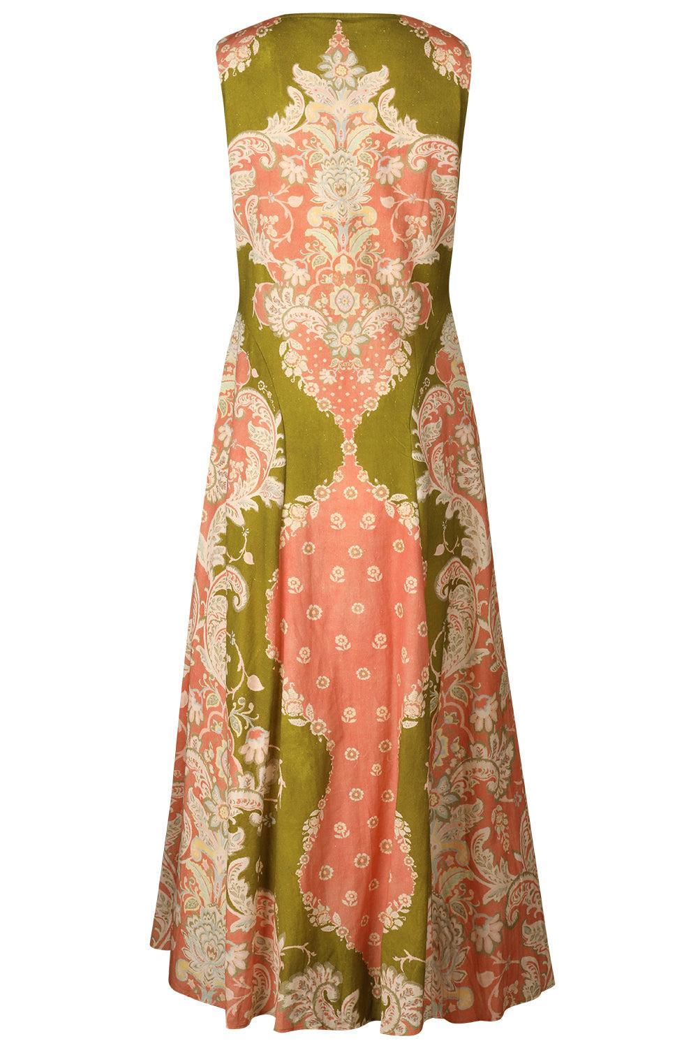 Girasole Paneled Dress-MULTI-0-CLOTHINGDRESSCASUAL-KATE FORD