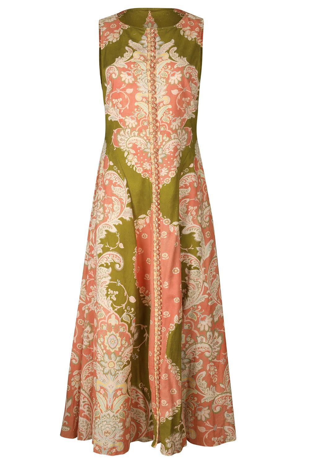 Girasole Paneled Dress-MULTI-0-CLOTHINGDRESSCASUAL-KATE FORD