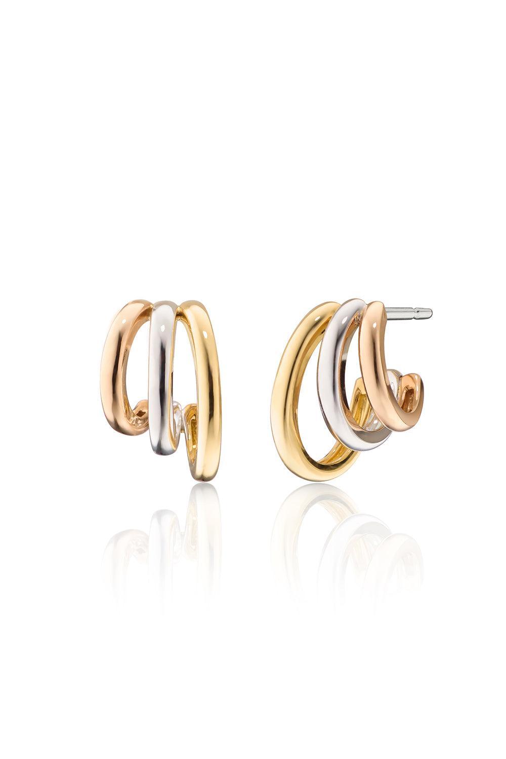 "Rings of Saturn" Earrings-YELLOW GOLD-JEWELRYFINE JEWELEARRING-MONICA RICH KOSANN