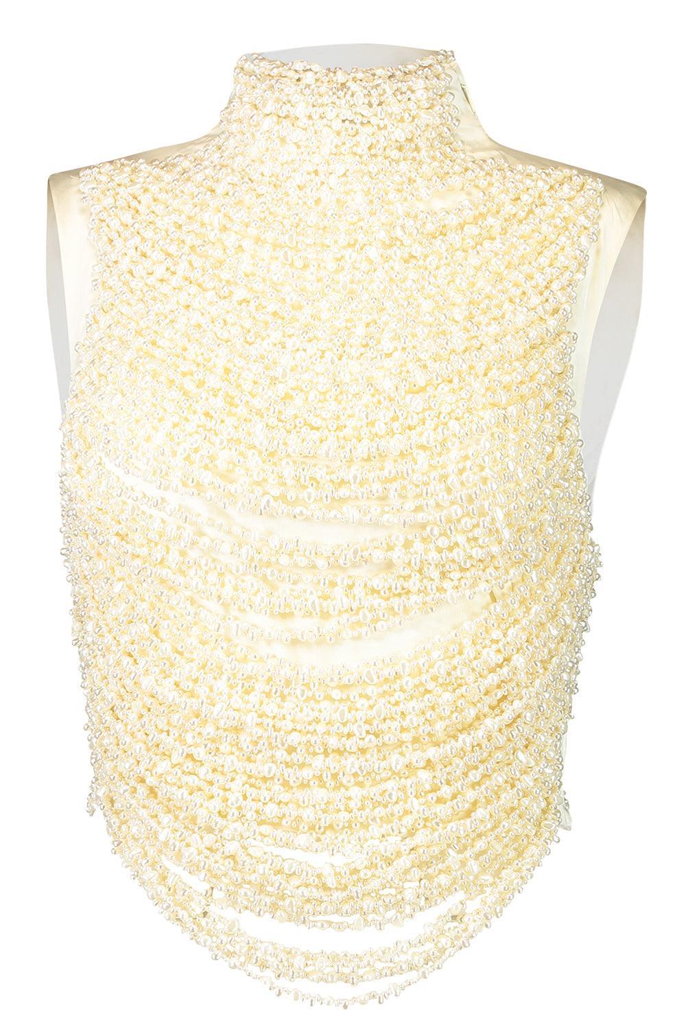Taraji Top - Pearl-PEARL-XS-CLOTHINGTOPBLOUSE-CULT GAIA