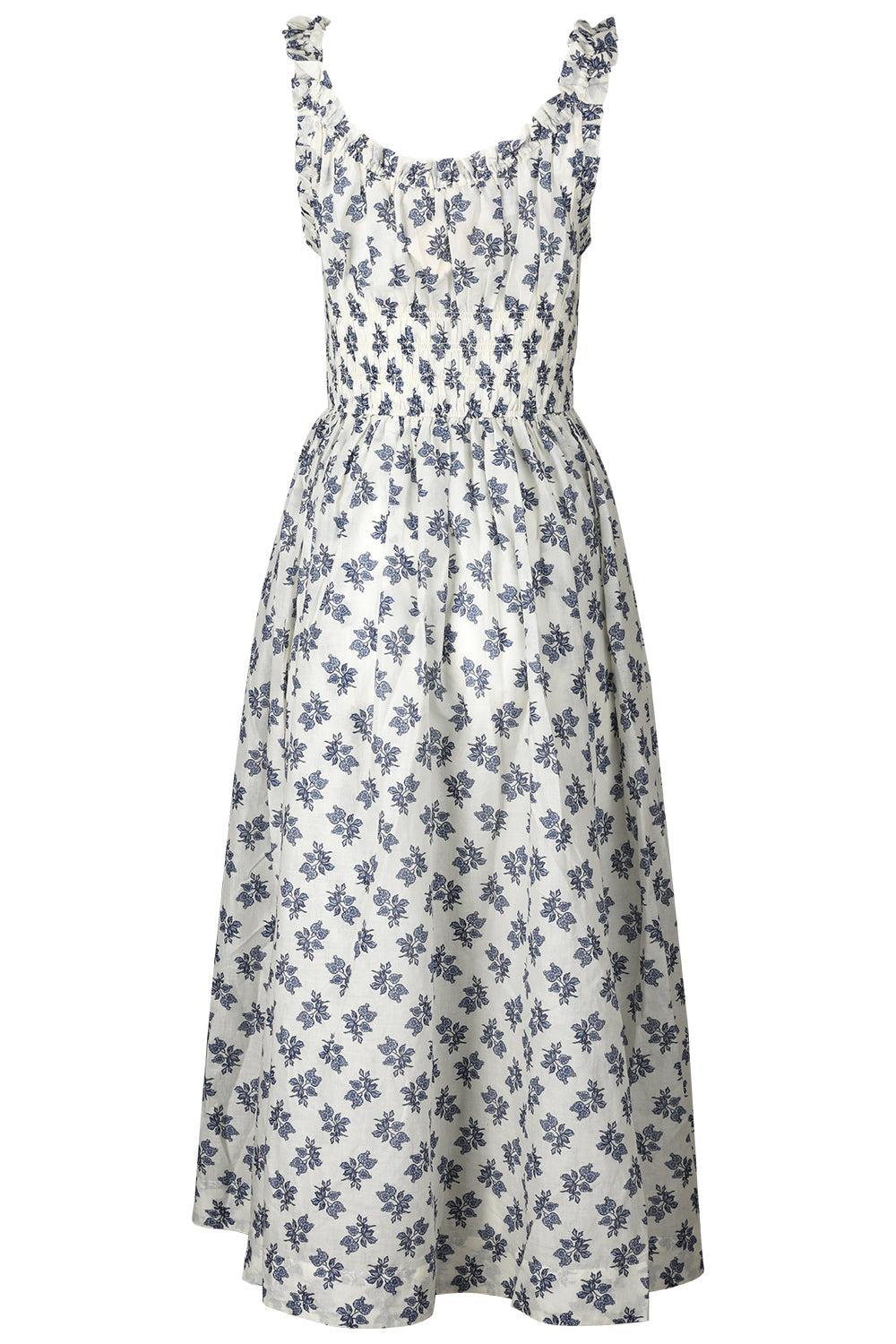 Emmaretta Midi Dress-CREMPOMM-XS-CLOTHINGDRESSCASUAL-DOEN