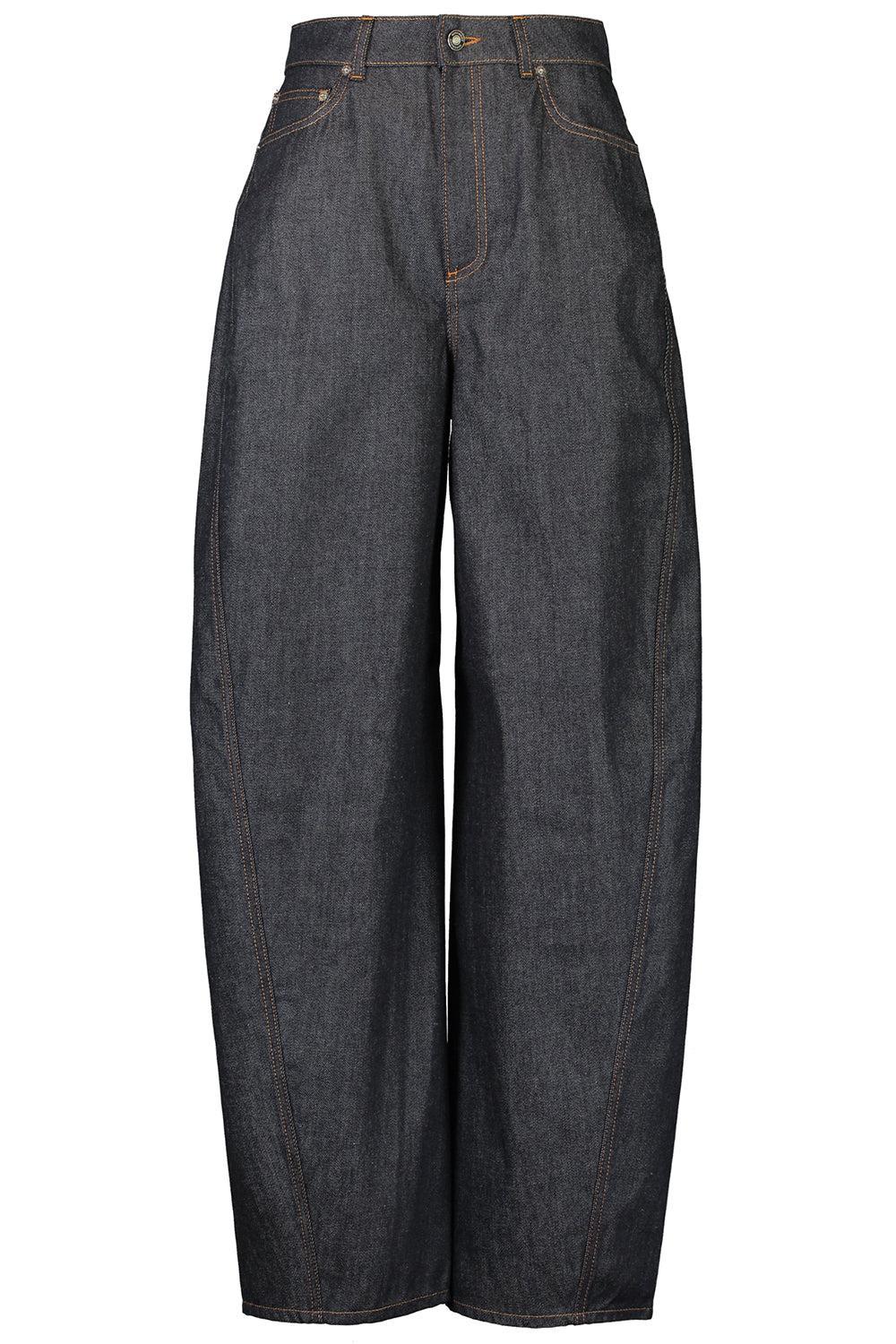 Rinse Raw Cocoon Trousers-DK BLUE-26-CLOTHINGPANTDENIM-GIVENCHY