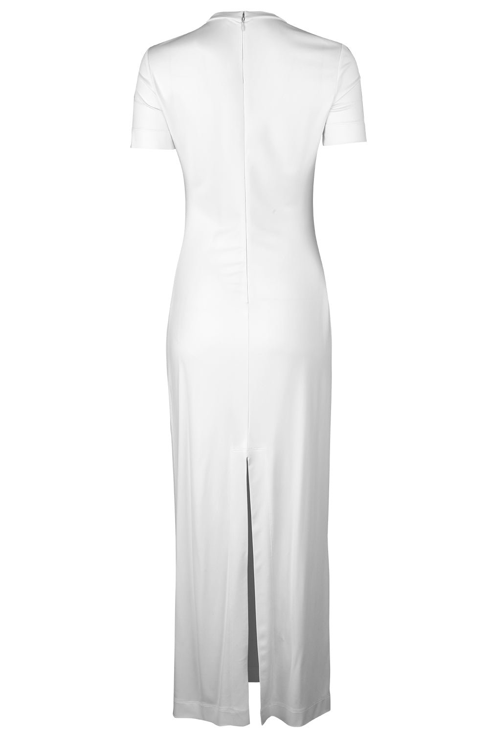 Short Sleeve Alliums Dress-BLUE/WHITE-4-CLOTHINGDRESSCASUAL-OSCAR DE LA RENTA