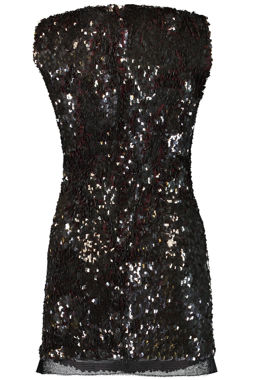 Kaia Mini Dress - Chocolate-CHOCOLATE-4-CLOTHINGDRESSCOCKTAIL-RACHEL GILBERT