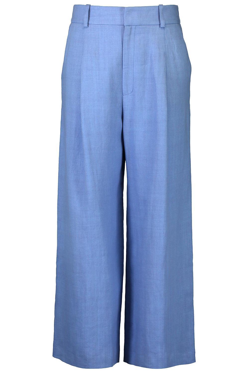 Cropped Pleated Trouser-PERWNKLL-2-CLOTHINGPANTWIDE LEG-SMYTHE