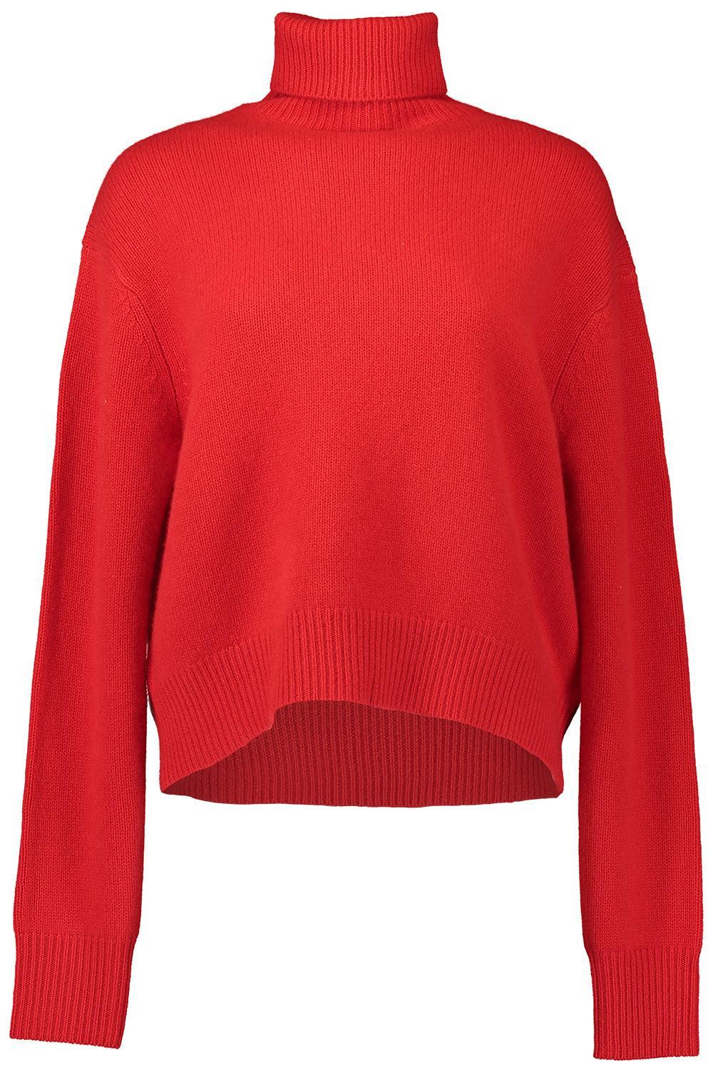 Long Sleeve Turtleneck Sweater-RED-XS-CLOTHINGTOPSWEATER-SPRWMN