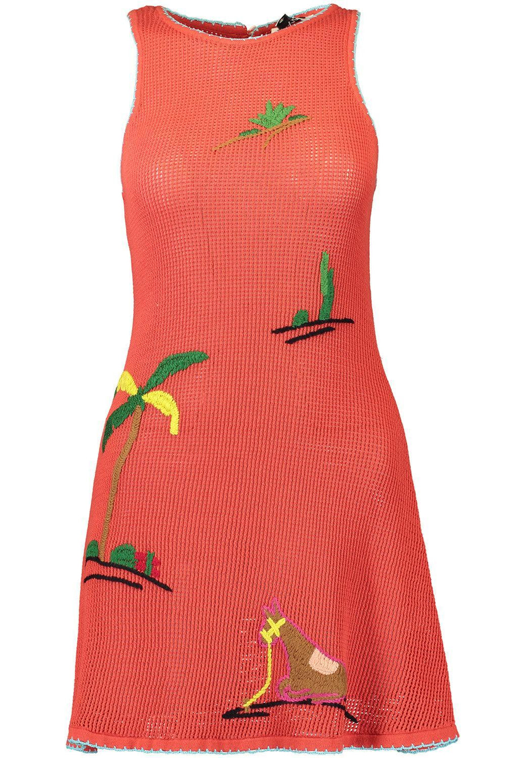 Staud Marea Dress Riviera Flame