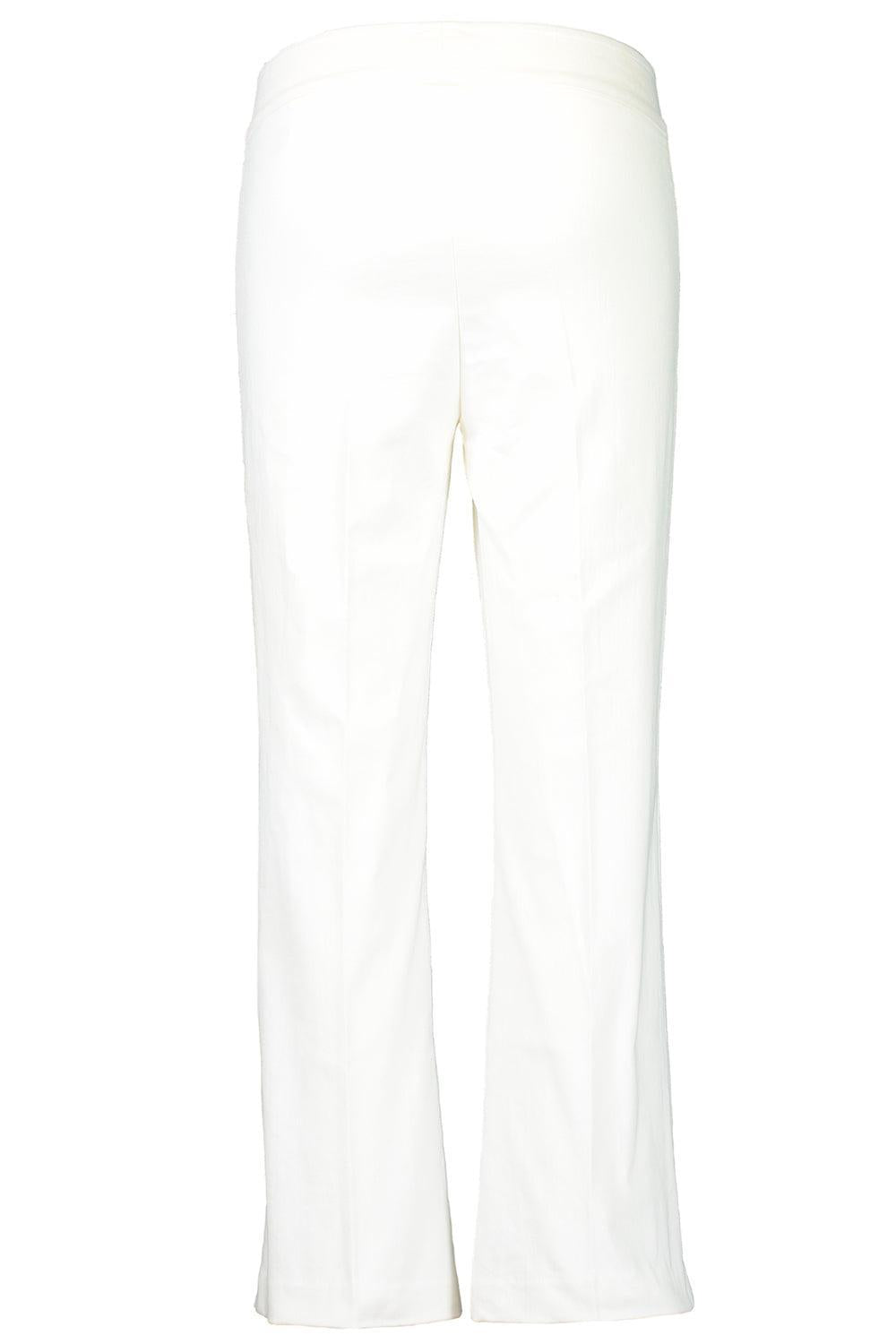 Leo Crop Flare Pant - White-WHITE-0-CLOTHINGPANTCROPPED-AVENUE MONTAIGNE