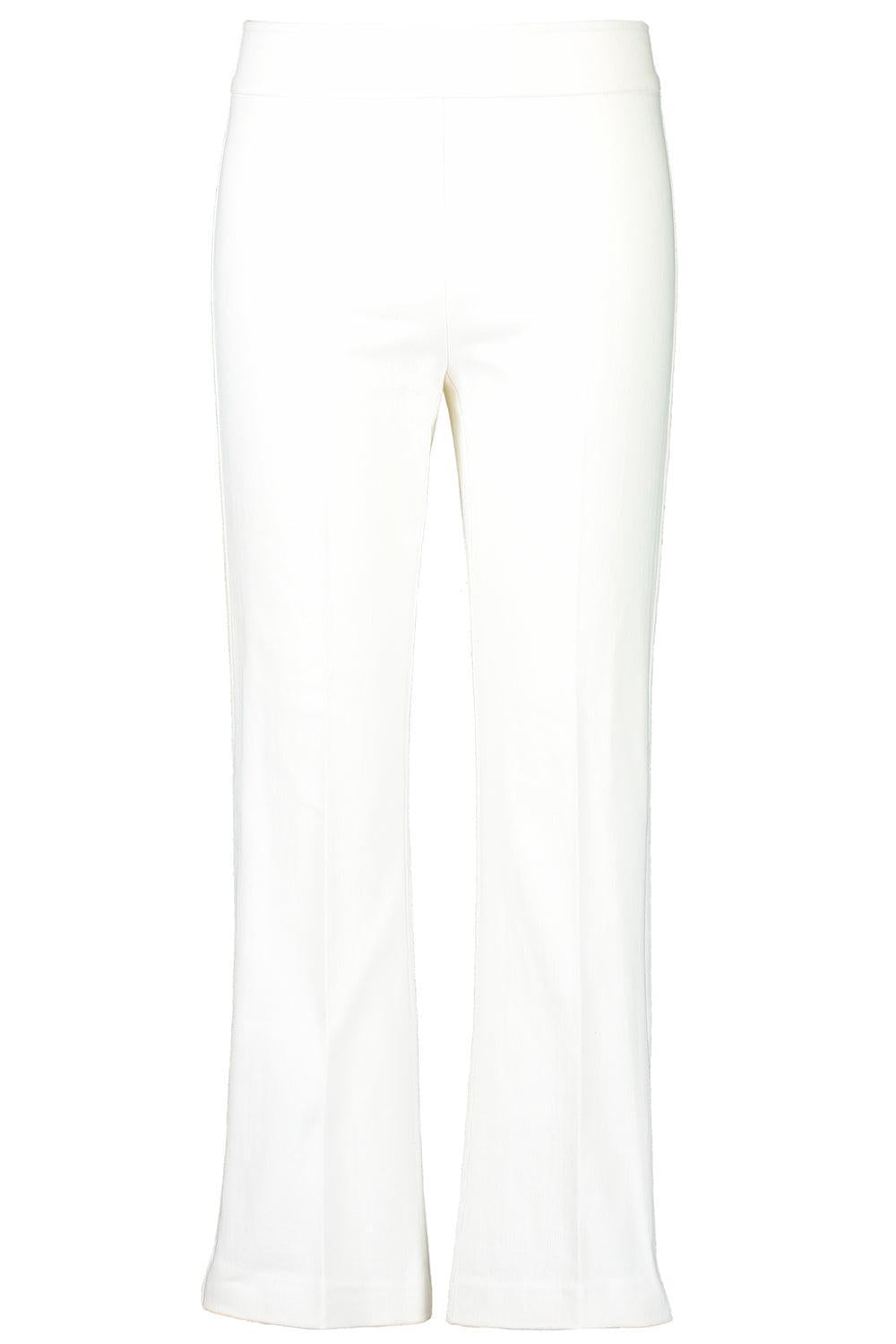 Leo Crop Flare Pant - White-WHITE-0-CLOTHINGPANTCROPPED-AVENUE MONTAIGNE