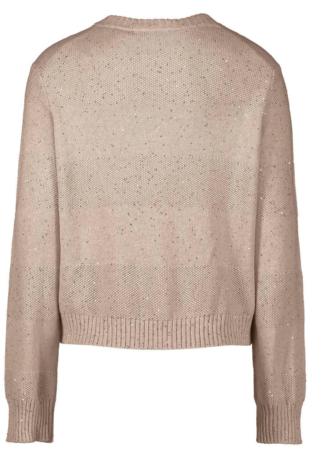 Stripe Cardigan - Deserto-BROWN-XS-CLOTHINGTOPKNITS-BRUNELLO CUCINELLI