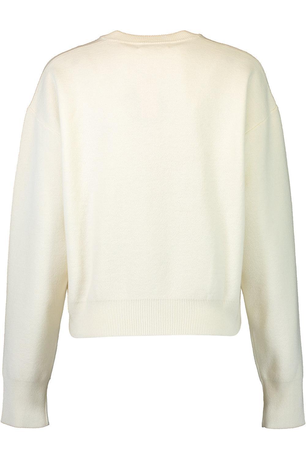 Long Sleeve Embellished Cardigan-CREAM-XS-CLOTHINGTOPCARDIGAN-RABANNE