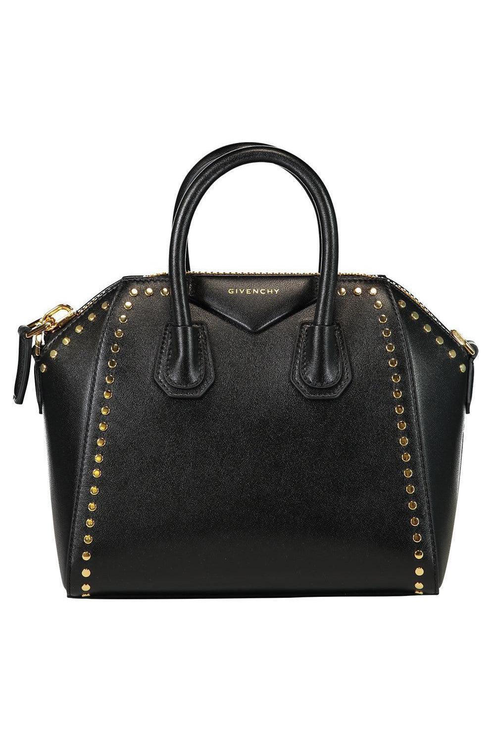 Antigona Mini Bag - Black Stud-BLACK-HANDBAGTOP HANDLE-GIVENCHY