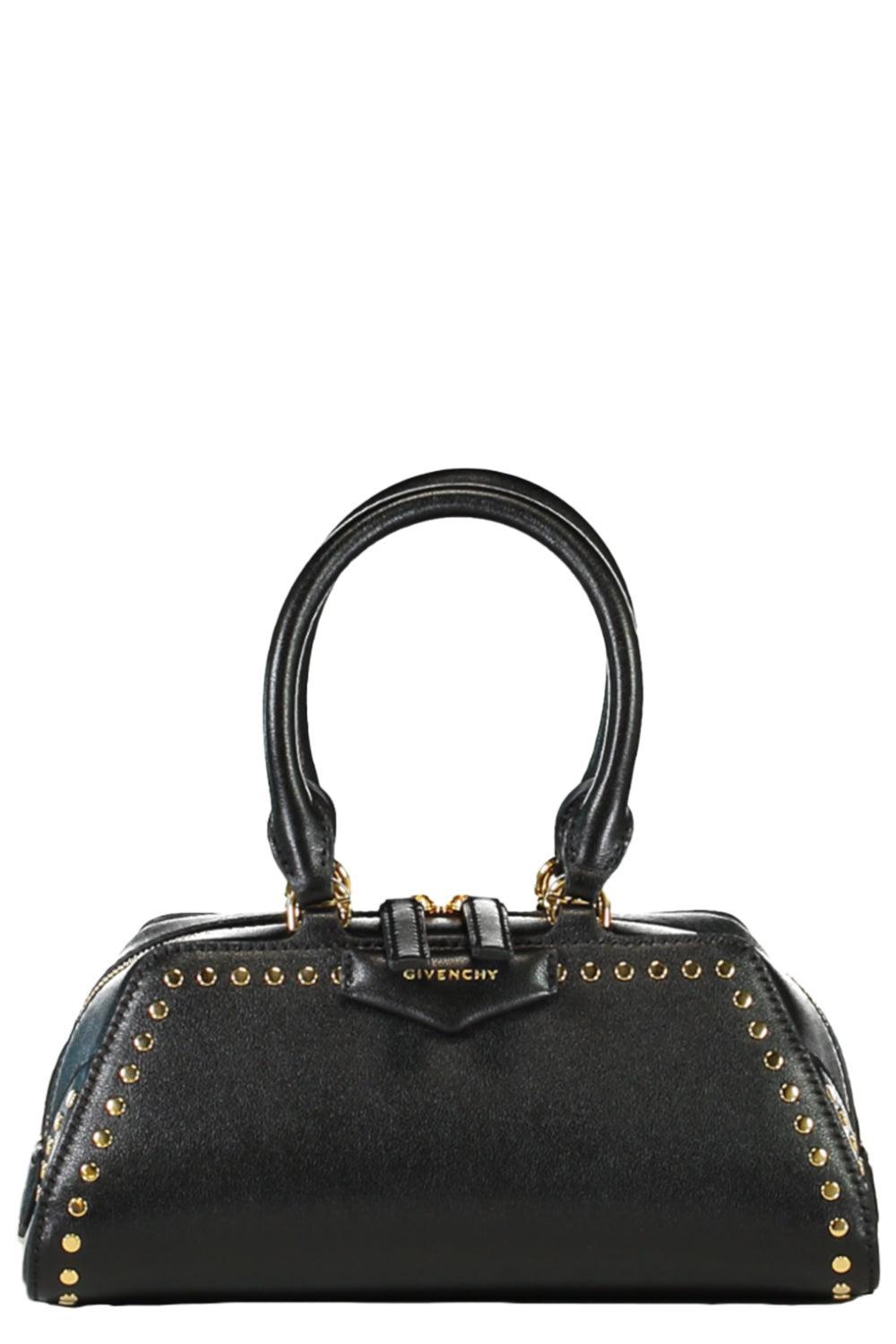 Antigona East West Mini Bag-BLACK-HANDBAGTOP HANDLE-GIVENCHY