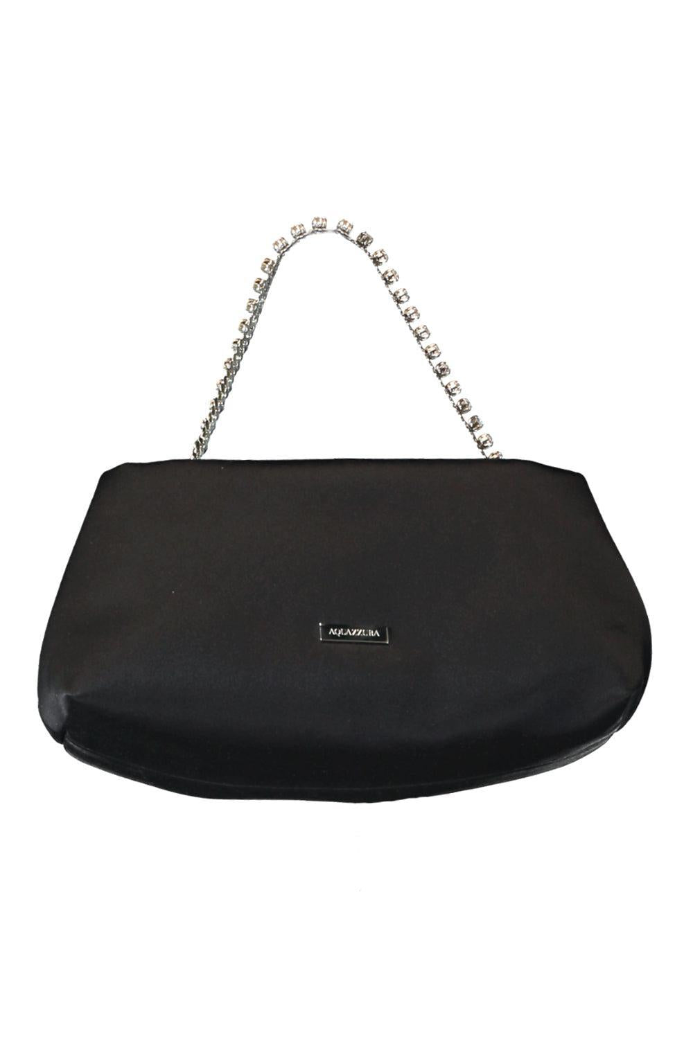 Temptation Mini Tote - Black Crystal Palladium-BLKCRPAL-HANDBAGTOTES-AQUAZZURA