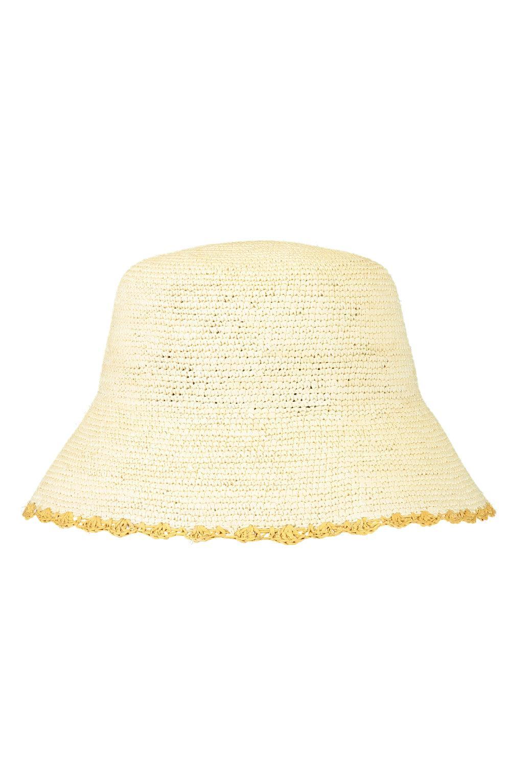 Sierra Bucket Hat - Yellow-BROWN-S-ACCESSORIEHEADWEAR-AMOR Y MEZCAL