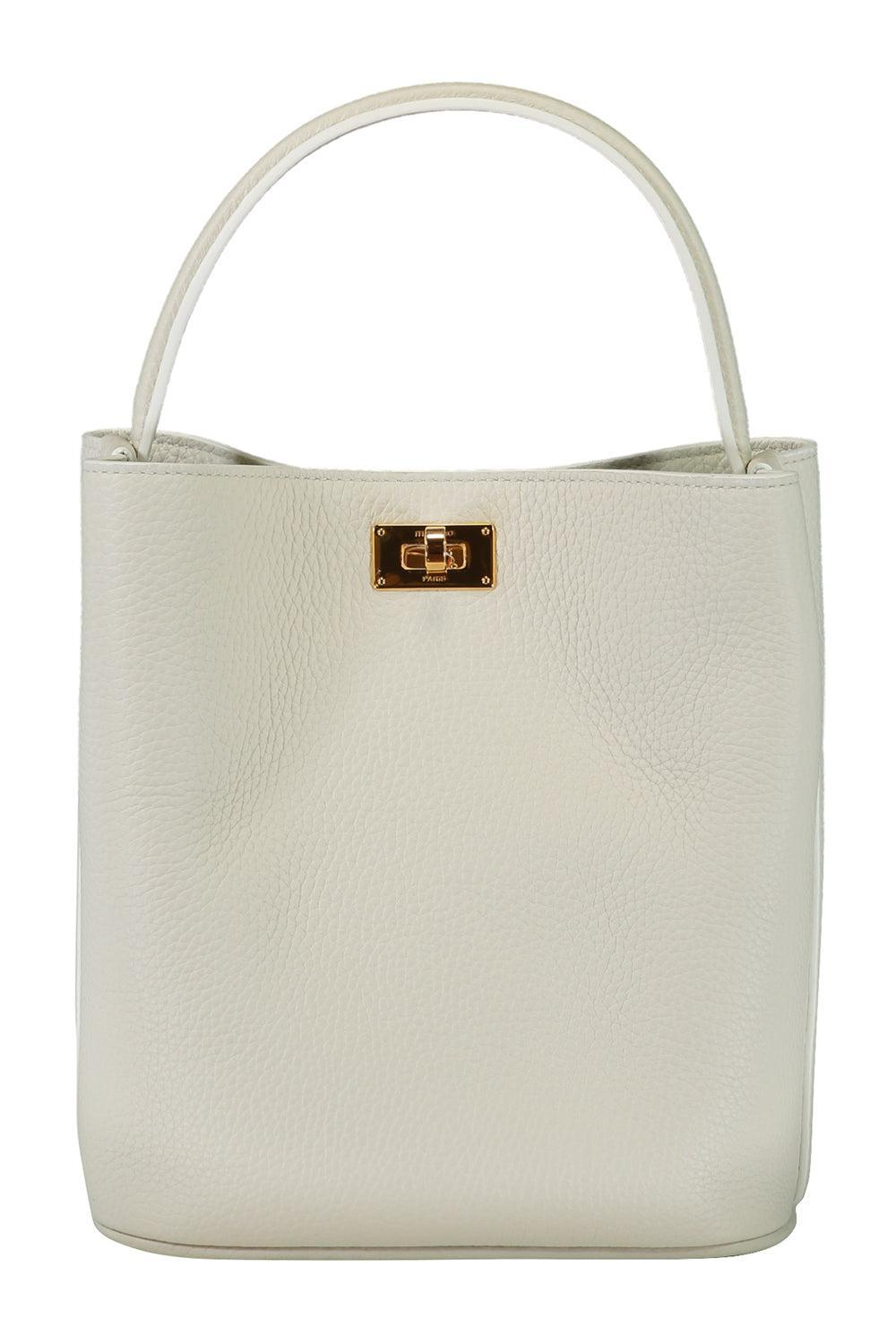 Mini Odeon Bag - Khaki-CREAM-HANDBAGTOP HANDLE-MICHINO