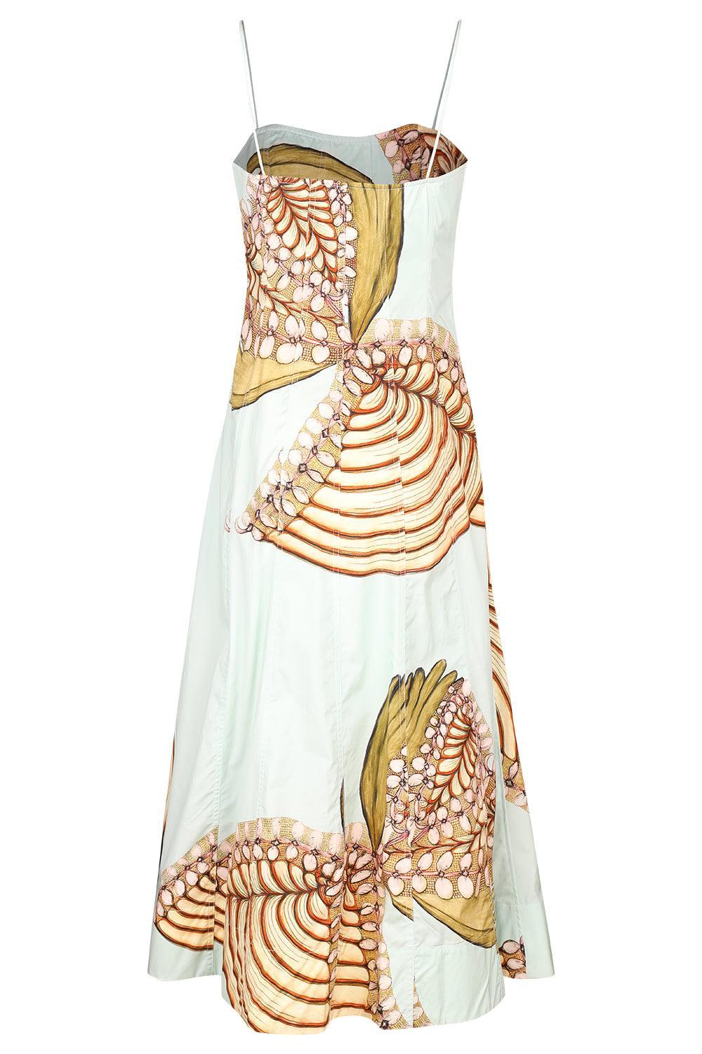 Vesela Cami Midi Dress-GREEN-0-CLOTHINGDRESSCASUAL-ULLA JOHNSON
