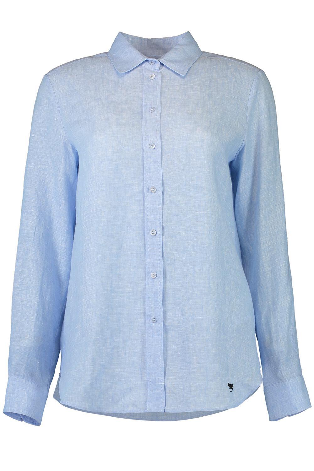 Werner Shirt - Sky Blue-BLUE-2-CLOTHINGTOPBLOUSE-MAX MARA